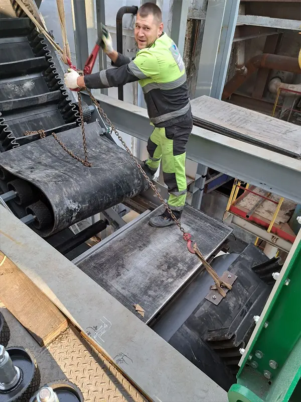Corrugated Sidewall Conveyor Belt
